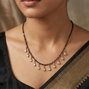 Urthn Teardrop Charms Trendy Mangalsutra For Women (Pack of 3)