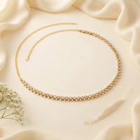 Urthn Elegant  Austrian Stone Kamarbandh / Waist Chain for Women And Girls