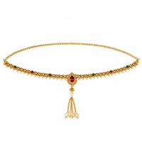 Urthn Elegant  Austrian Stone Kamarbandh / Waist Chain for Women And Girls