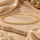 Urthn Elegant Austrian Stone Gold Plated Designer Kamarbandh | Ethnic Waist Chain for Women
