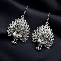 Maharani Jewels Oxidised Plated  Dangler Earrings