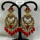 Infinity Jewels Gold Plated Crystal Stone And Beads Dangler Earrings