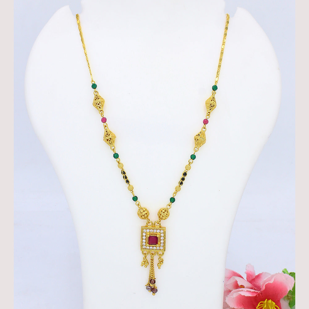 Mahavir Gold Plated Necklace