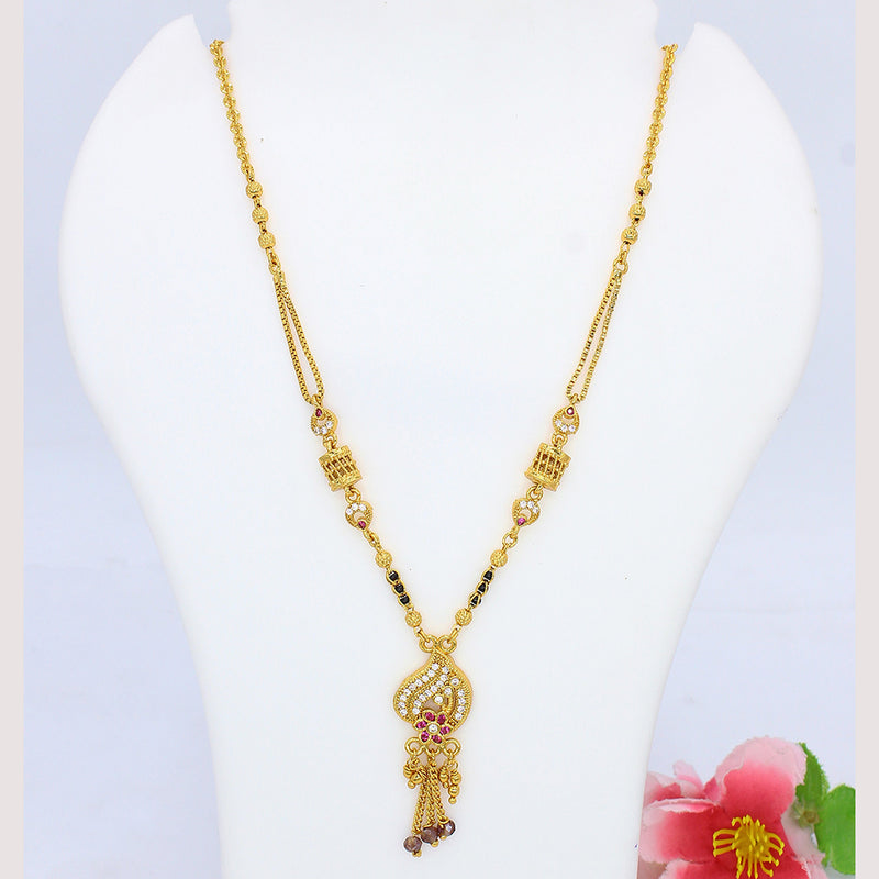 Mahavir Gold Plated Necklace (Assorted Design)