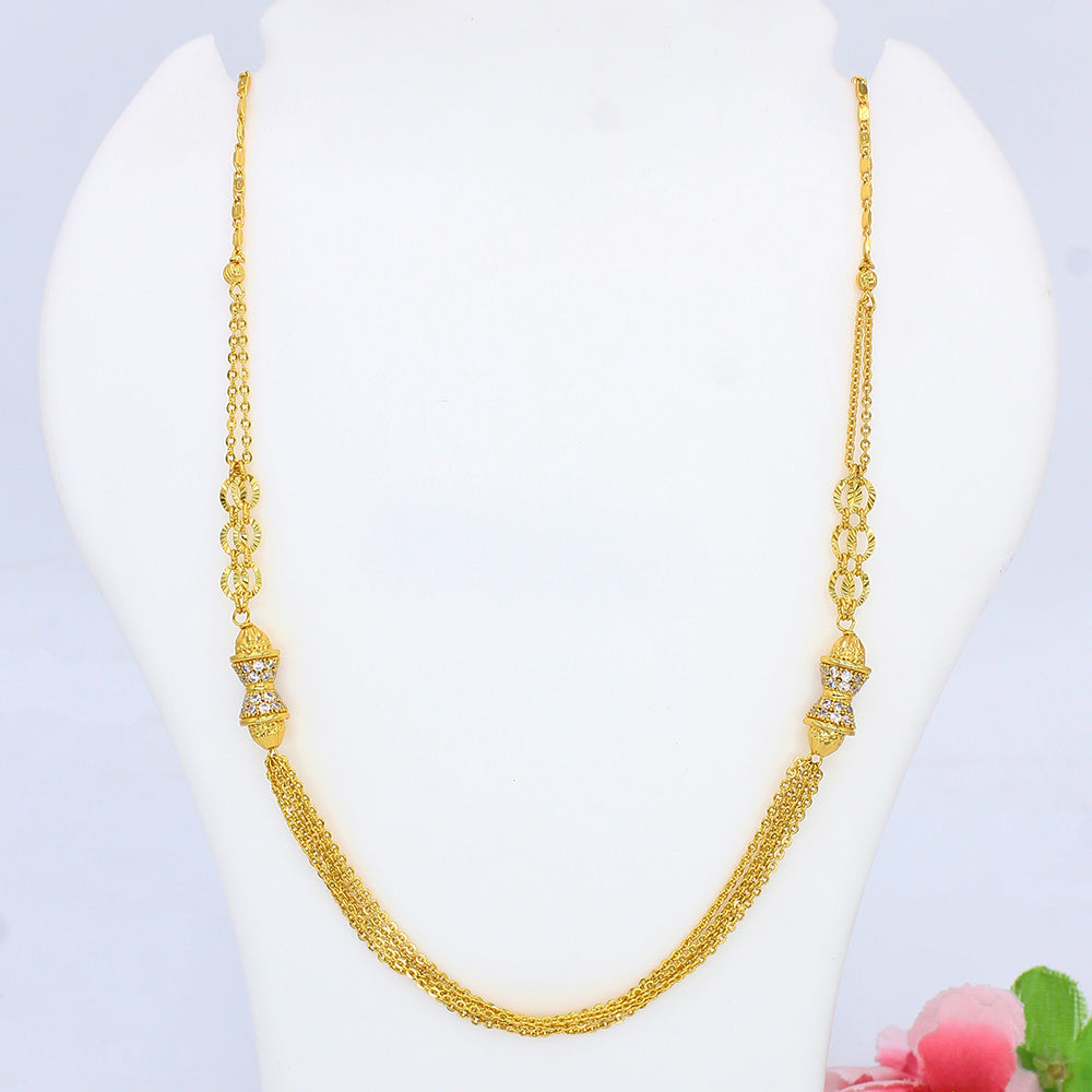 Mahavir Gold Plated Necklace