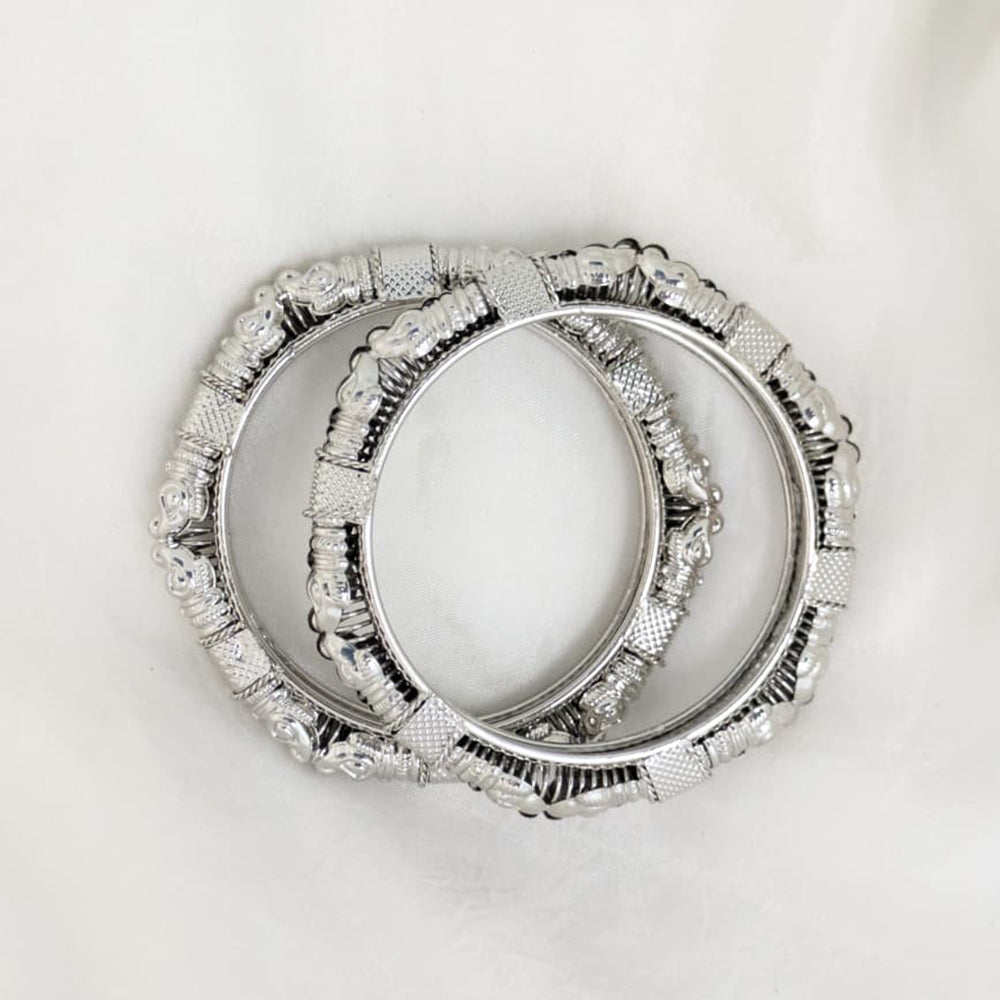 Shree Asha Bangles Oxidised Plated Traditional Bangles Set