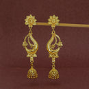 Mahavir DYE Gold Plated Premium Pearl Jhumki Earrings (Pack of 6)