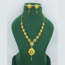 Mahavir Forming Look Gold Plated Long Necklace Set