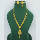 Mahavir Forming Look Gold Plated Long Necklace Set