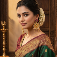 Wearhouse Fashion Elegant Pota Stone And Pearl Dangler Earrings
