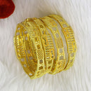Mahavir Dye Gold Plated Designer Bangles Set (Pack of 6)