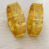 Mahavir Dye Gold Plated Designer Bangles Set