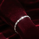 Urthn Silver Plated Crystal Stone Bracelet