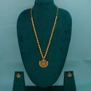 Mahavir Ethnic Temple Motif Pota Stone Long Necklace Set