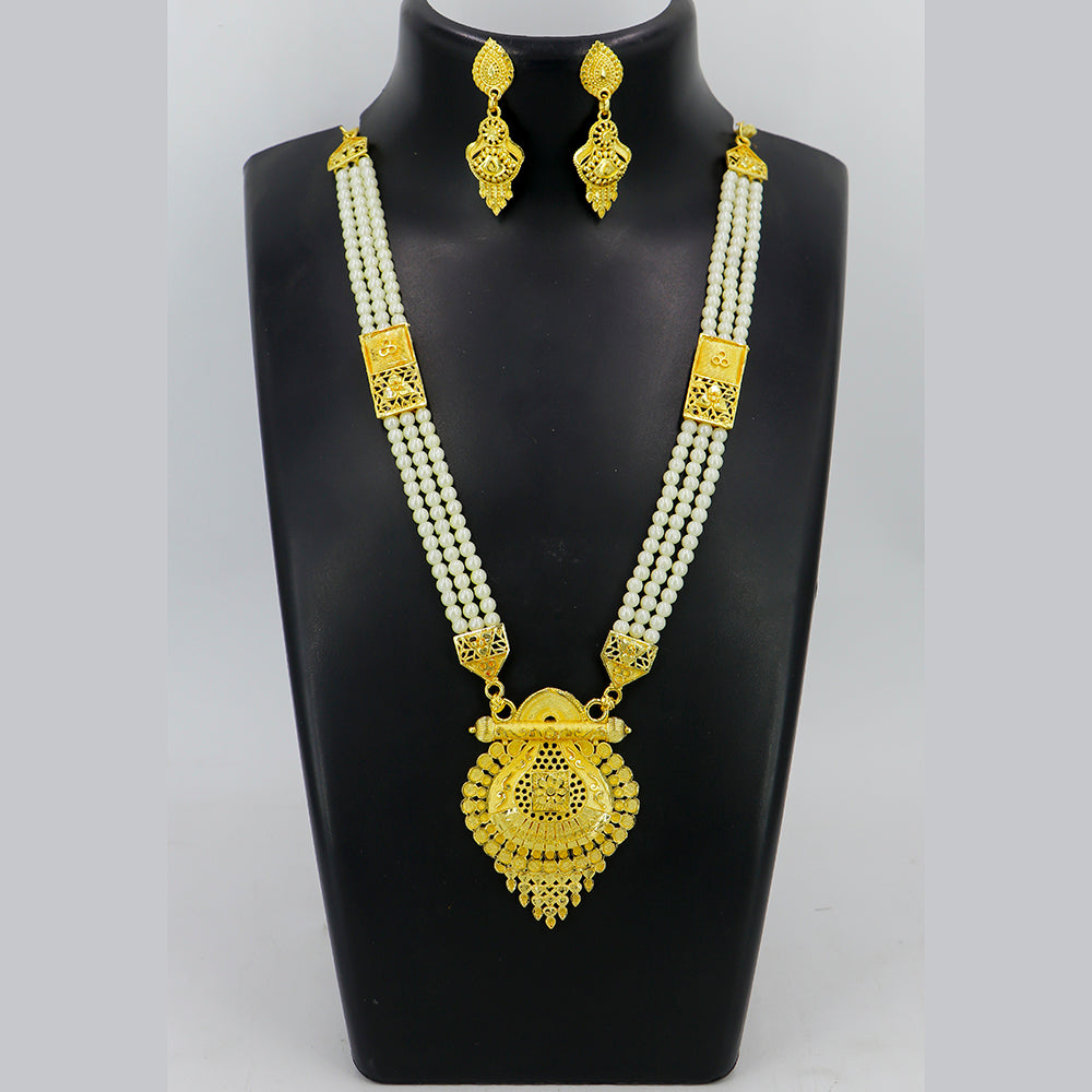 Mahavir Gold  Plated Necklace Set