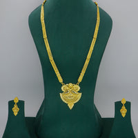 Mahavir Dye Gold  Plated Necklace Set