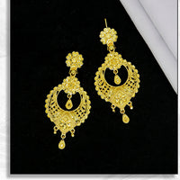 Mahavir Gold Plated Dangler Earrings