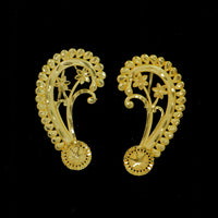 Mahavir DYE Gold Plated Premium Earcuff Earrings