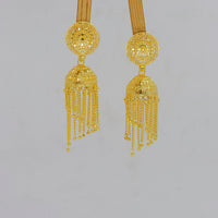 Mahavir DIY Gold Plated Traditional Jhumki Earrings (Pack of 12)