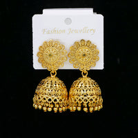 Mahavir DYE Gold Plated Premium Jhumki Earrings