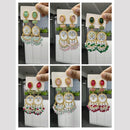 Wearhouse Fashion Pota And Pearl Dangler Earrings Designed To Shine With Every Look