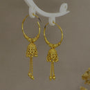 Mahavir DYE Gold Plated Premium Jhumki Earrings