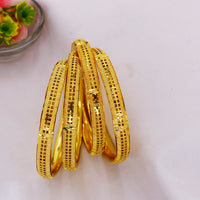 Mahavir Elegant Gold Plated Traditional Bangles Set