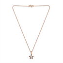 Urthn Trendy Star shape Rose Gold-Plated Chain Pendant(Pack of 12)