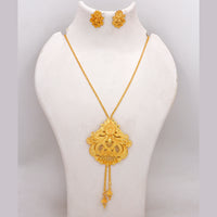 Mahavir Traditional Gold Forming  Necklace Set