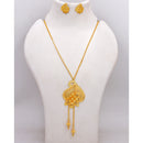 Mahavir Traditional Gold Forming Necklace Set 