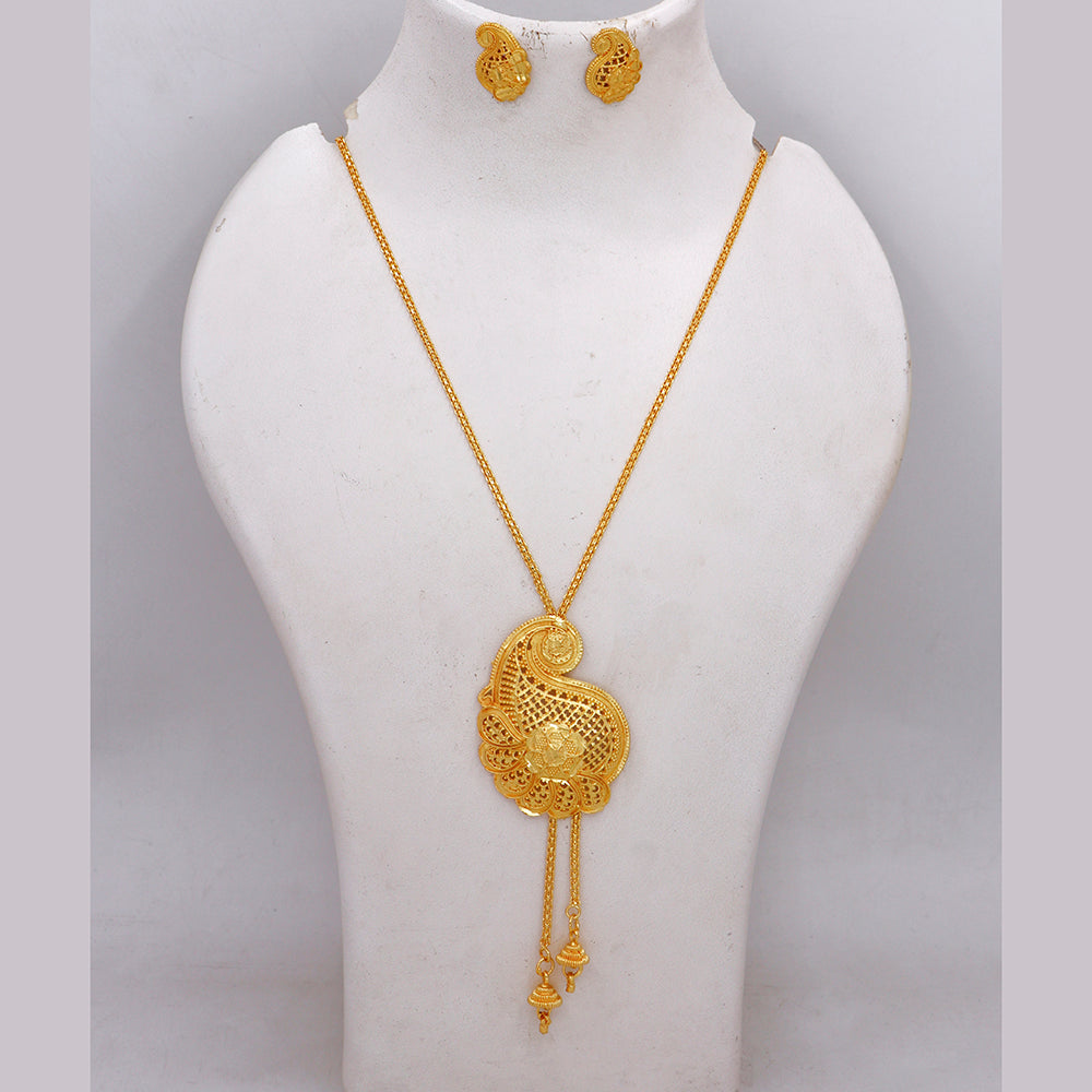 Mahavir Traditional Gold Forming  Necklace Set (Pack of 6)