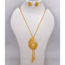 Mahavir Traditional Gold Forming Necklace Set 