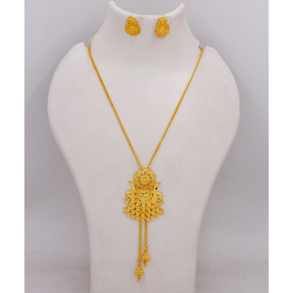 Mahavir Traditional Gold Forming Necklace Set  (Pack of 12)