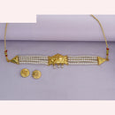 Mahavir Classic Forming Look Pearl Choker Necklace Set