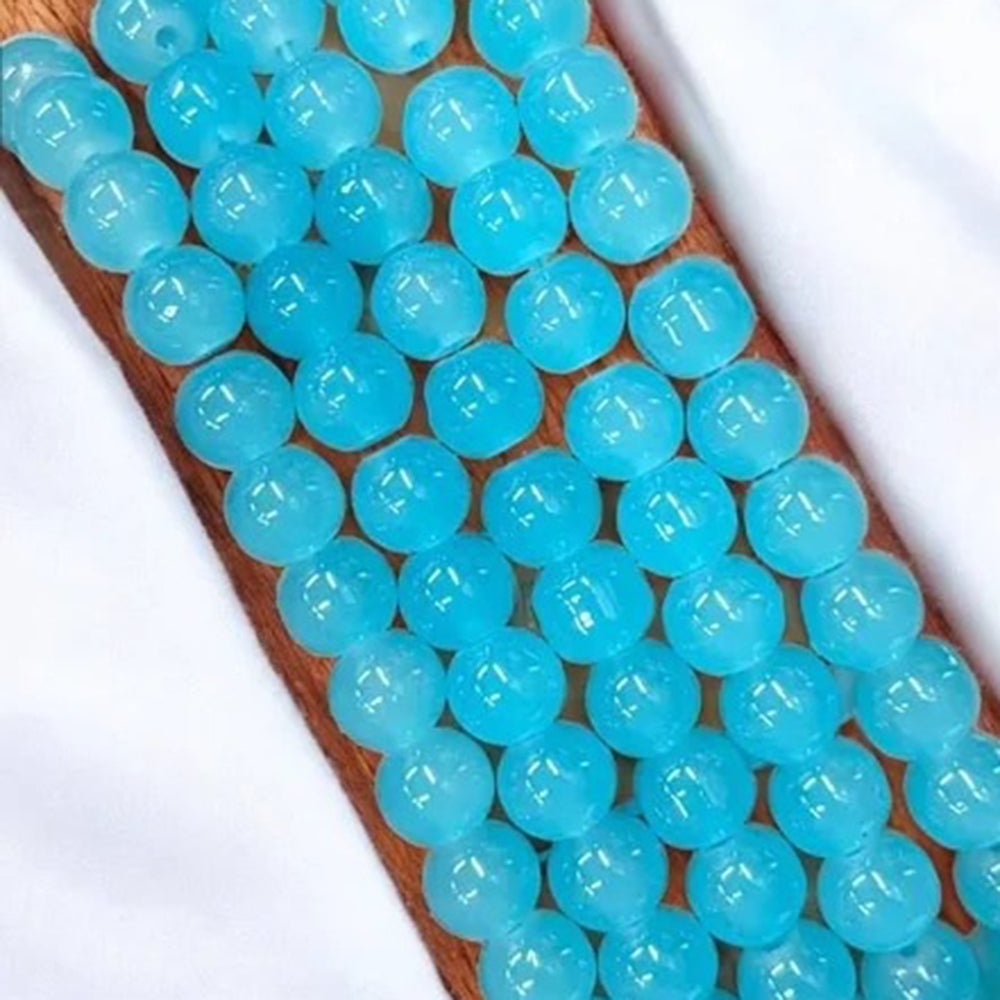 Mahavir Glossy Round Beads DIY Jewelry Craft