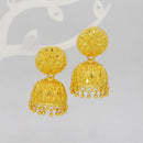 Mahavir Forming Look Wear Jhumki Mahavir DYE Gold Plated Premium Pearl Jhumki Earrings (Pack of 6) 