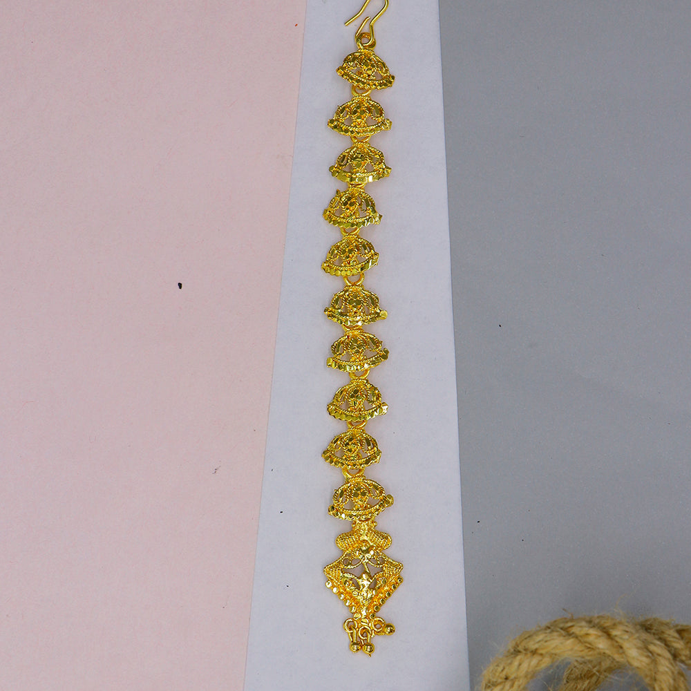 Mahavir Gold Plated Maangtikka (Pack of 12)