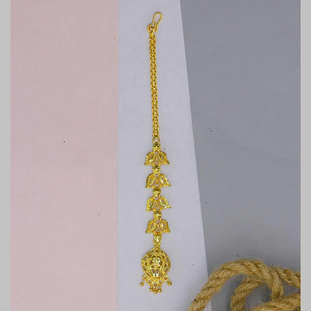 Mahavir Gold Plated Maangtikka (Pack of 12)
