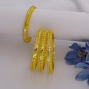 Mahavir Dye Gold Plated Designer Bangles Set