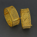 Mahavir Dye Gold Plated Designer Openable Bangles Set  (Pack of 12)