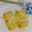 Mahavir Dye Gold Plated Designer Openable Bangles Set  (Pack of 12)