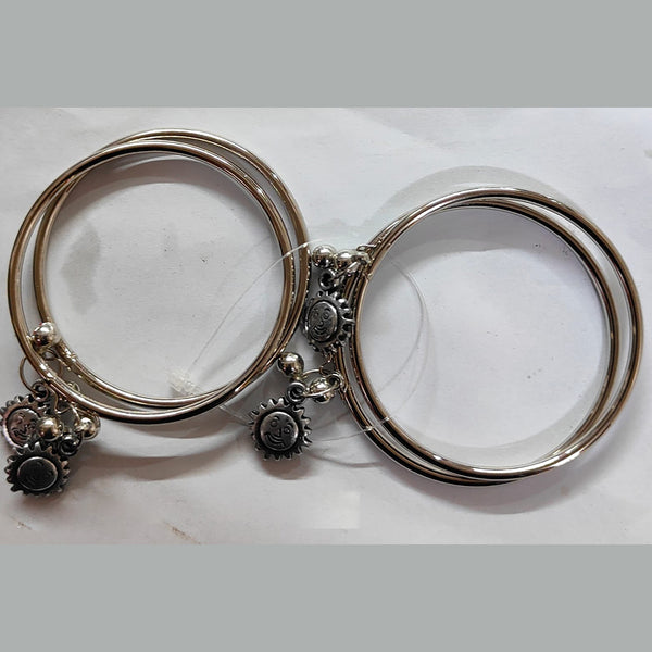 Shree Asha Bangles Silver Plated Bangles Set