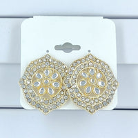 Corbeda Fashion Gold Plated Stud Earrings