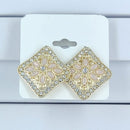 Corbeda Fashion Gold Plated Stud Earrings