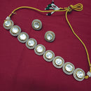 Arham Radiant Royal Shiny Polki Kundan Necklace Set