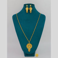 Mahavir Dye Gold Plated Designer Chain Pendant Set (Pack of 6)