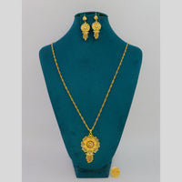 Mahavir Dye Gold Plated Designer Chain Pendant Set (Pack of 6)