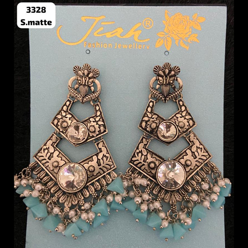 Jiah Art Jewellery Rose Gold Plated Dangler Earrings (Assorted Color)