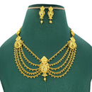 Mahavir Dye Gold Necklace Set