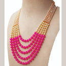 DNJ Jewelry Trendy Beads Multi- Layer Long Necklace 